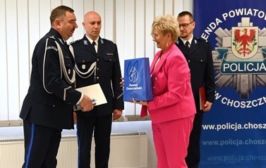 Uroczystość objęcia stanowiska Komendanta Powiatowego Policji w Choszcznie 2