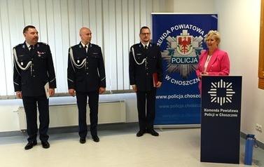 Uroczystość objęcia stanowiska Komendanta Powiatowego Policji w Choszcznie 11