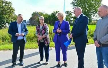 Przebudowana droga powiatowa nr 2212Z Słonice-Rakowo 1