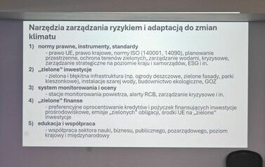 Adaptacja do zmian klimatu &ndash; edukacja klimatyczna 2