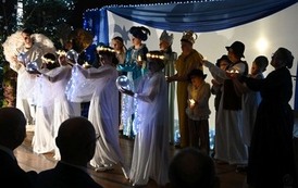 Wigilijne spotkania i jasełka w plac&oacute;wkach powiatowych 49