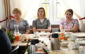 Spotkanie wigilijne w Domu Pomocy Społecznej w Brzezinach 4
