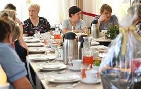 Spotkanie wigilijne w Domu Pomocy Społecznej w Brzezinach 7