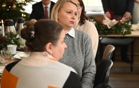 Spotkanie wigilijne w Domu Pomocy Społecznej w Brzezinach 11