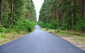 Remont drogi powiatowej Brzeziny &ndash; Zieleniewo dobiega końca! 1