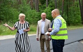 Remont drogi powiatowej Brzeziny &ndash; Zieleniewo dobiega końca! 2