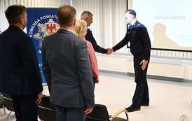 ODPRAWA ROCZNA KOMENDY POWIATOWEJ POLICJI W CHOSZCZNIE 12