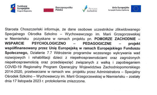 Zdjęcie do Ogłoszenie