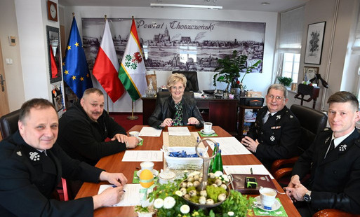 Zdjęcie do Posiedzenie Prezydium Zarządu Oddziału Powiatowego Związku OSP RP w Choszcznie
