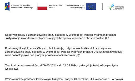 Zdjęcie do Aktywizacja zawodowa os&oacute;b pozostających bez pracy
