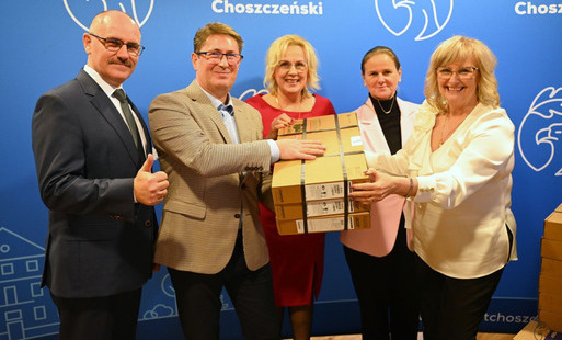 Zdjęcie do Nowoczesny sprzęt dla szk&oacute;ł prowadzonych przez Powiat Choszczeński w ramach KPO